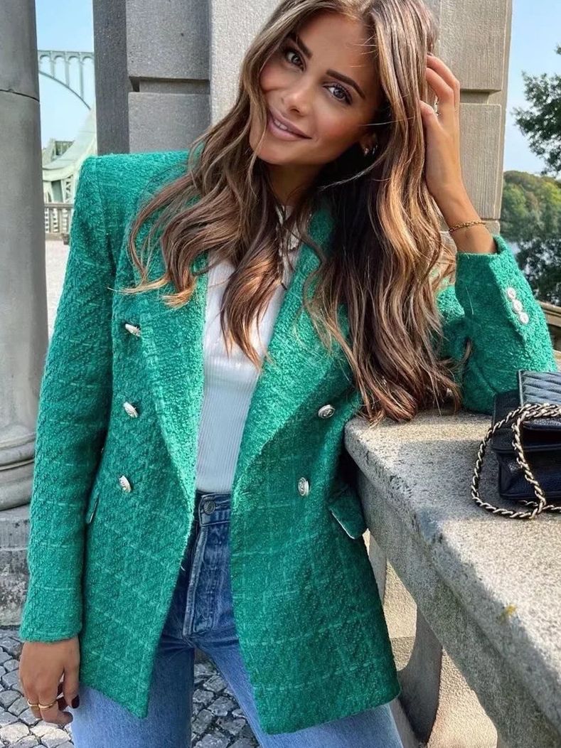 Blazer Alongado Tweed Daisy — foto 5