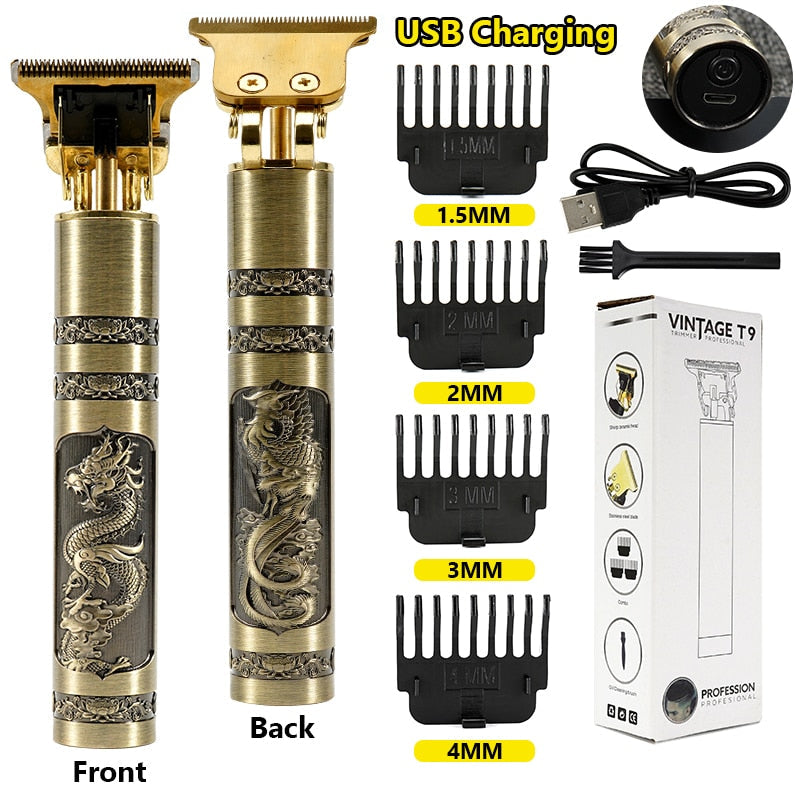 Barbeador Trimsher Pro Kit Com 4 Pentes - BudaShaver