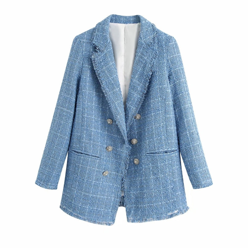 Blazer Tweed Alongado Carmelina