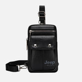 Bolsa Pochete JEEP de Couro Masculina Transversal