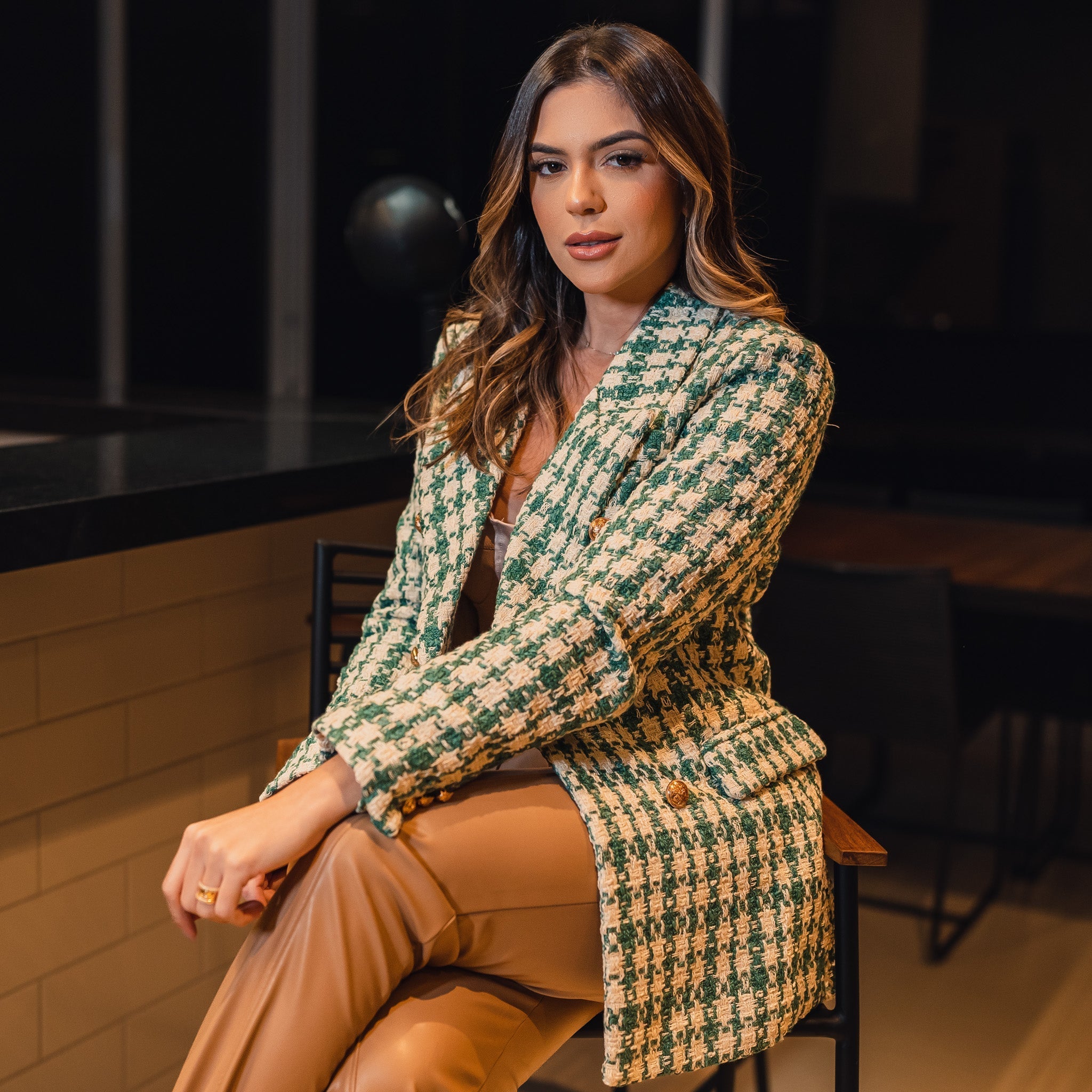 Blazer Alongado Tweed Daisy — foto 6