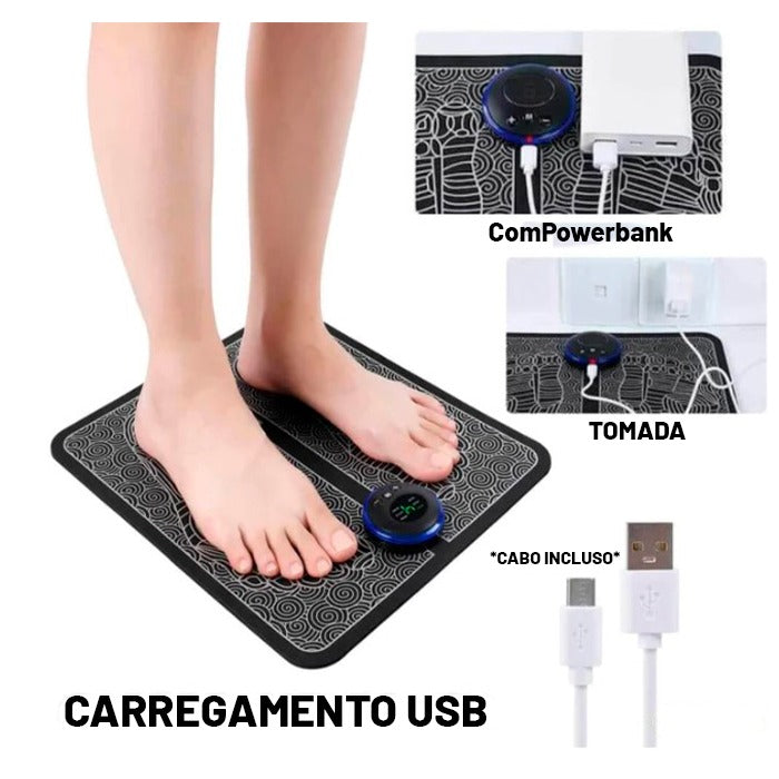 Massageador de Pés Portátil - NuvemPés™ - Elimine Dores, Inchaço nas Pernas Pés + Brindes