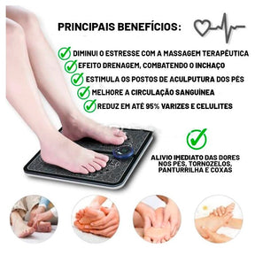 Massageador de Pés Portátil - NuvemPés™ - Elimine Dores, Inchaço nas Pernas Pés + Brindes