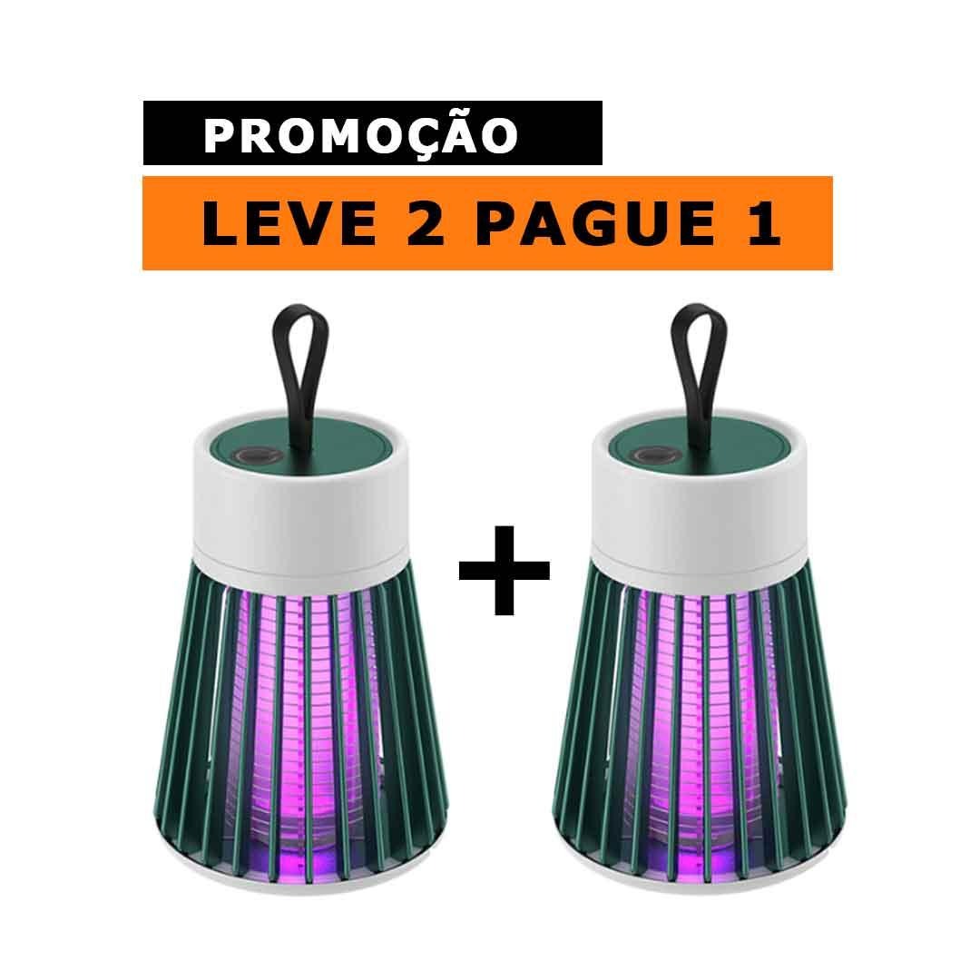 Lâmpada Mata Mosquitos Ultravioleta - MosquitoKiller -  Compre 1 Leve 2