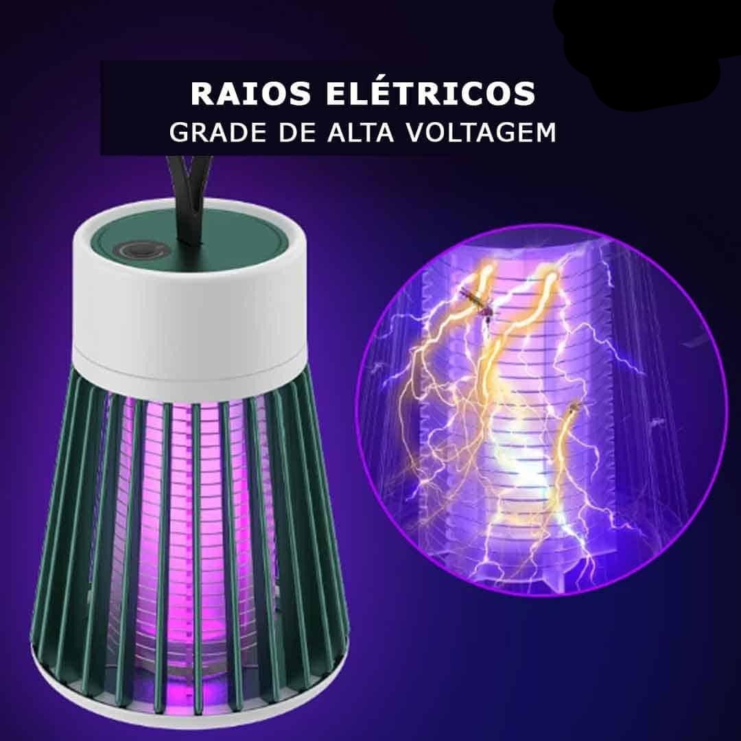 Lâmpada Mata Mosquitos Ultravioleta - MosquitoKiller -  Compre 1 Leve 2