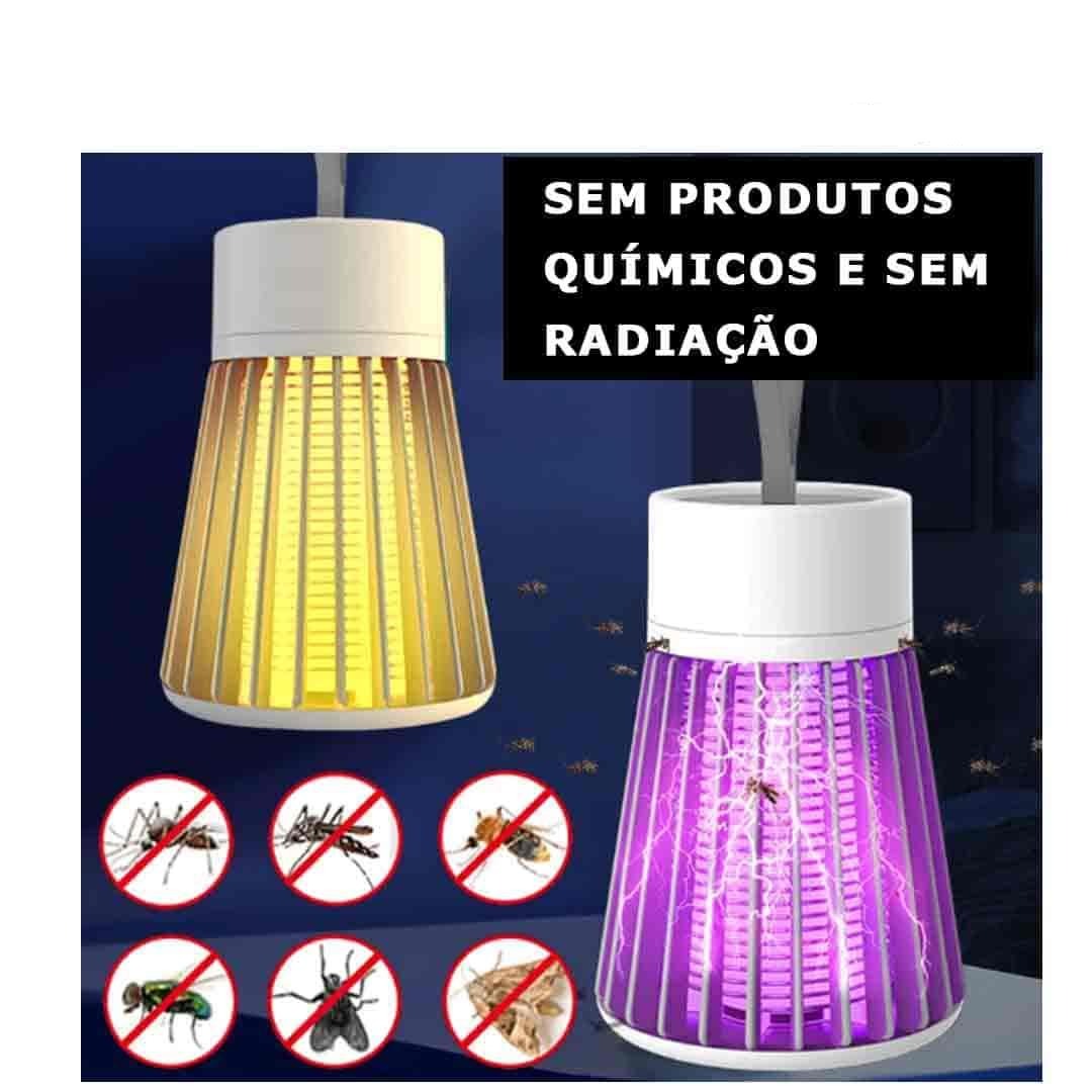 Lâmpada Mata Mosquitos Ultravioleta - MosquitoKiller -  Compre 1 Leve 2