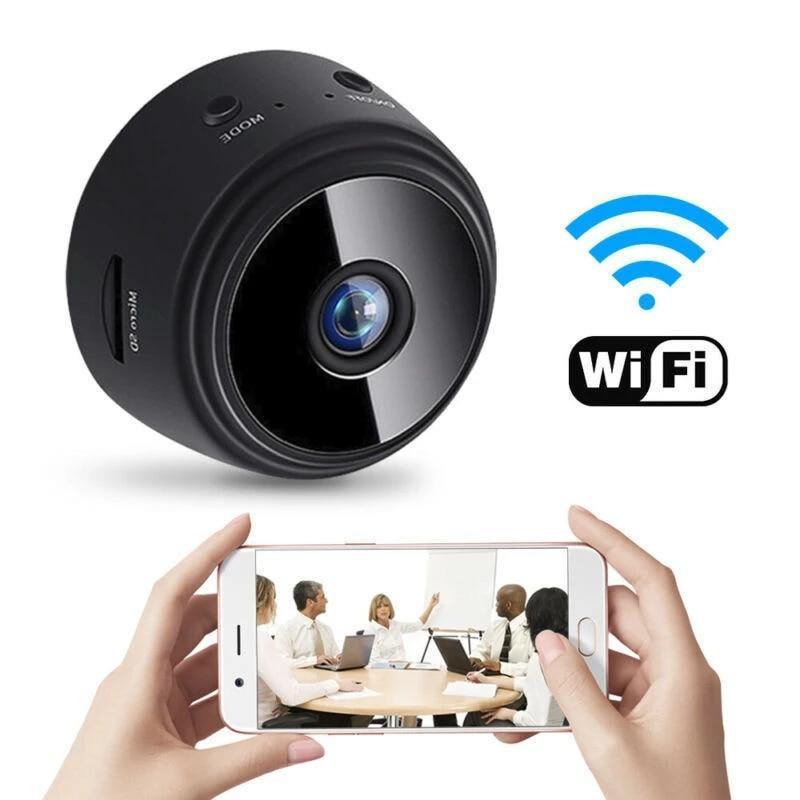 Mini Câmera de Segurança Portátil Wifi HD 1080P Alta Definição